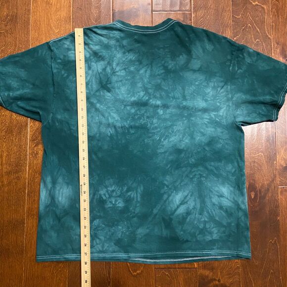 The Mountain Realm Of Enchantment Butterflies Unicorns Green Dyed Women's 2XL - Picture 8 of 8